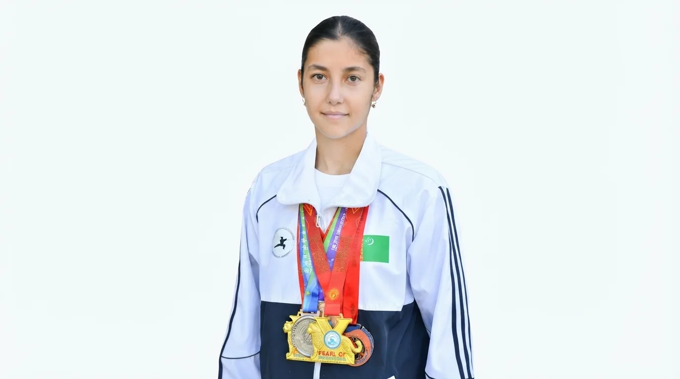Türkmenabadlı sporcu uluslararası yarışmalarda iki madalya kazandı